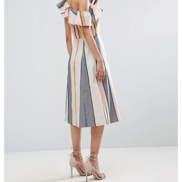 COPY - ASOS TALL One Shoulder Ruffle Detail Sundress - Picture 2 of 3